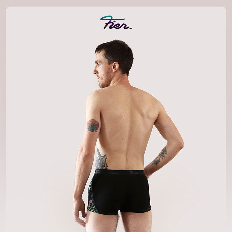 Patterned Short Leg Style  The Durable Comfort Boxer – Les Caleçons FIER